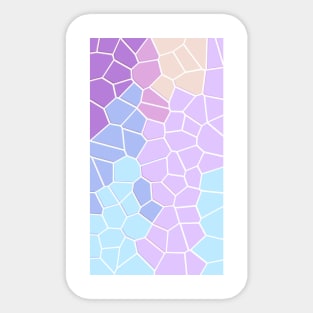 Glass Pastel Color Pattern Sticker